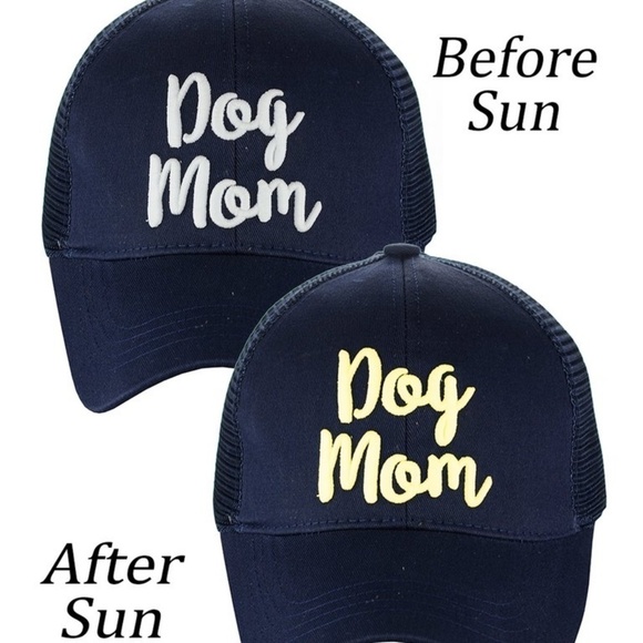 "DOG MOM" Color Changing Ponytail‎ Hat Cap - Picture 3 of 7